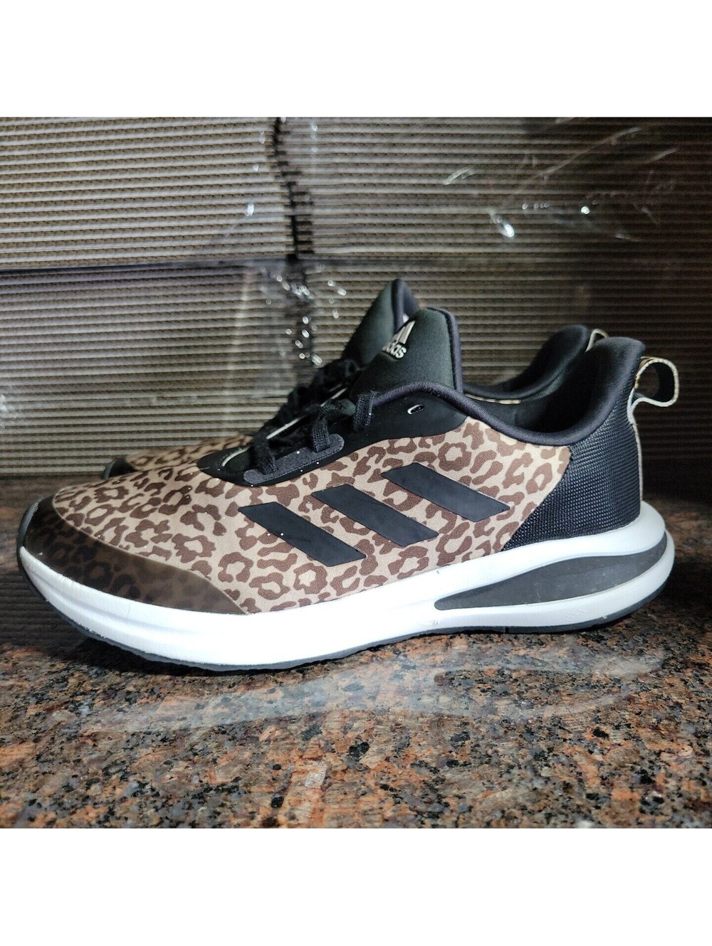 Adidas Womens FortaRun | Leopard | Running Shoes Size 6